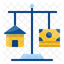 Real Estate Financial Balance  Icon