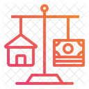 Real Estate Financial Balance  Icon
