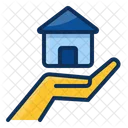 Real Estate Hand Hold  Icon
