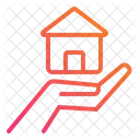 Real Estate Hand Hold  Icon