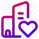 Real Estate Love House Icon