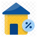 Real Estate Interest Rate  Icon