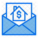 Real Estate Mail  Icon