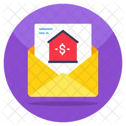 Real Estate Mail  Icon