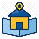 Real Estate Map  Icon