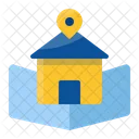 Real Estate Map  Icon