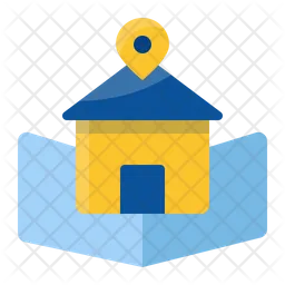 Real Estate Map  Icon