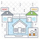 Estate Business Estate Economics Property Value Icon