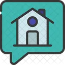 Real Estate Message Home Message Home Icon