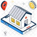 Real Estate House Building Icon