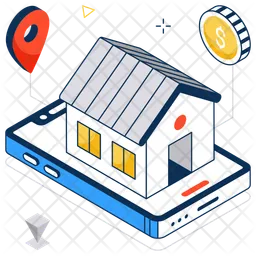 Real Estate Mobile  Icon