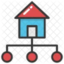 Real Estate Network Icon