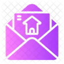 Real Estate Newsletter Property Mail Letter Icon