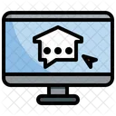 Real Estate Online Support  Icon