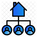 Investation Real Estate House Icon