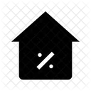 Sale Discount Home Icon