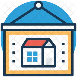 Real Estate Sign  Icon