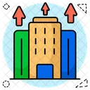 Real Estate Value Building Value High Building Value Icon