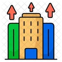 Real Estate Value Building Value High Building Value Icon