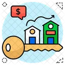 Real Estate Value Home Value House Value Icon