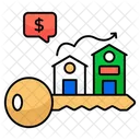 Real Estate Value Home Value House Value Icon