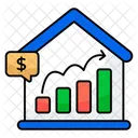 Real Estate Value Home Value House Value Icon