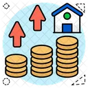 Real Estate Value Home Value House Value Icon