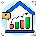 Real Estate Value Home Value House Value Icon