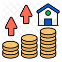 Real Estate Value Home Value House Value Icon