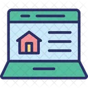 Estate Marketing Estate Website Online Mortgage Icon