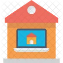 Real Estate Website Online Buy Property Laptop Icon