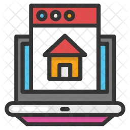 Real Estate Website  Icon