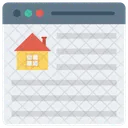Online Housing Webpage Icon