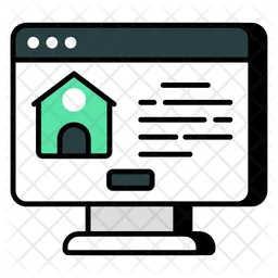 Real Estate Website  Icon