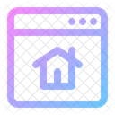 Real Estate Website Web Web Page Icon