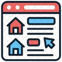 Real Estate Website Website Real Estate Symbol