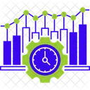 Cloud Computing Cloud Data Cloud Monitoring Icon
