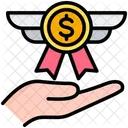 Royalty Pagamento Recompensa Ícone