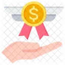 Royalty Pagamento Recompensa Ícone