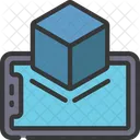 Realidad Aumentada Para Telefonos Inteligentes Telefono Inteligente Aumentada Icono