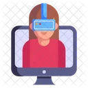 Realidad virtual  Icon