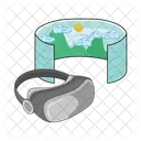 Tecnologia Realidade Virtual Virtual Icon