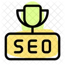 Conquista De SEO Sucesso De SEO Trofeu De SEO Ícone