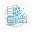 Evaluacion De Amenazas De Seguridad Ciclo De Vida Del Desarrollo De Software Gestion De Amenazas Icono