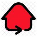Realocacao Imoveis Setas Circulares Ícone