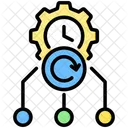 Realtime Time Gear Icon