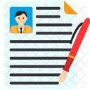 Curriculum Vitae Cv Perfil Icono