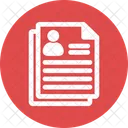 Curriculum Vitae Cv Perfil Laboral Icon