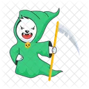 Scythe Tool Reaper Bear Grim Reaper Icon