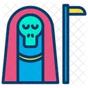 Grim Ghost Scary Icon